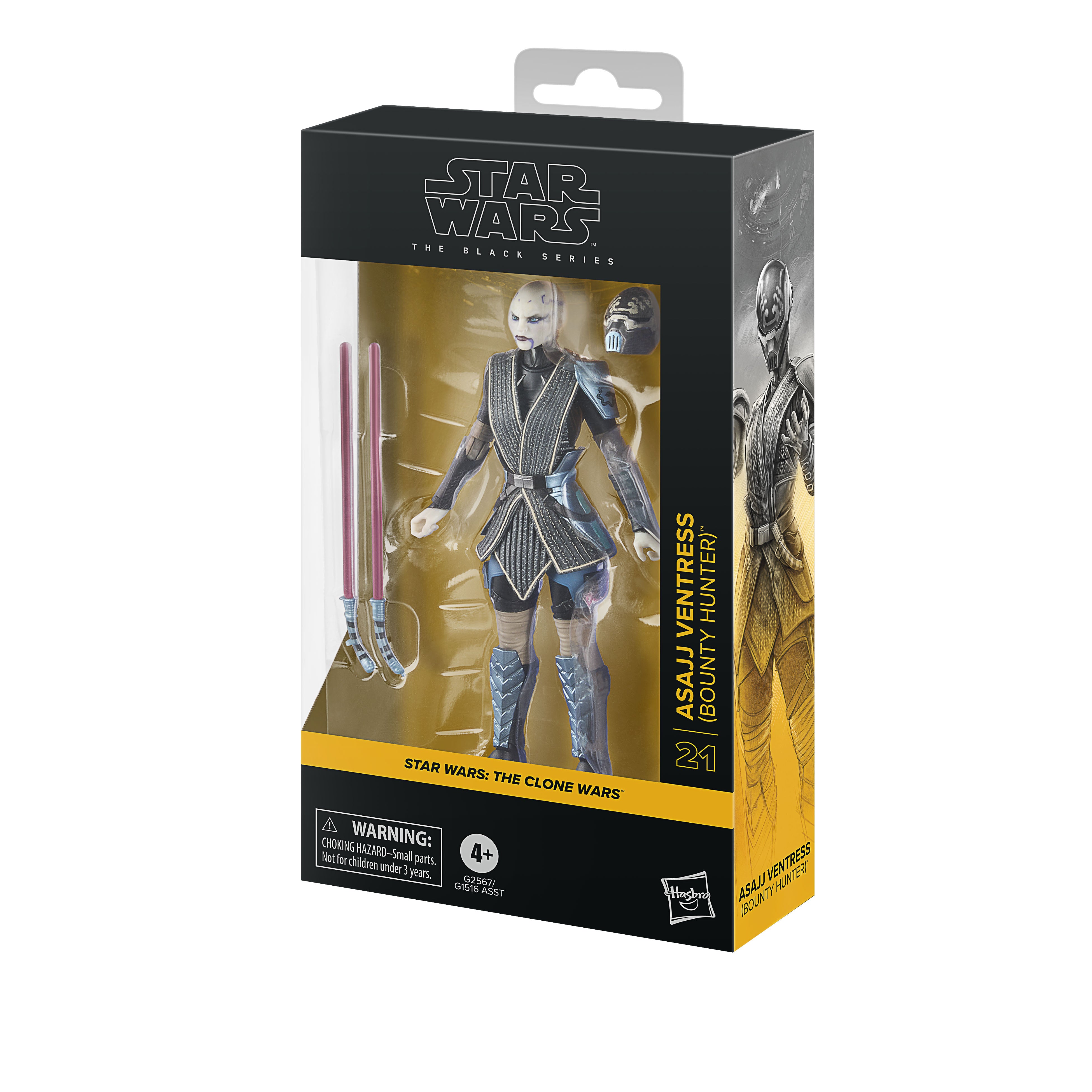 BOUNTY HUNTER 【SAS】新品未開封 Star Wars The Black Series Asajj Ventress (Bounty Hunter
