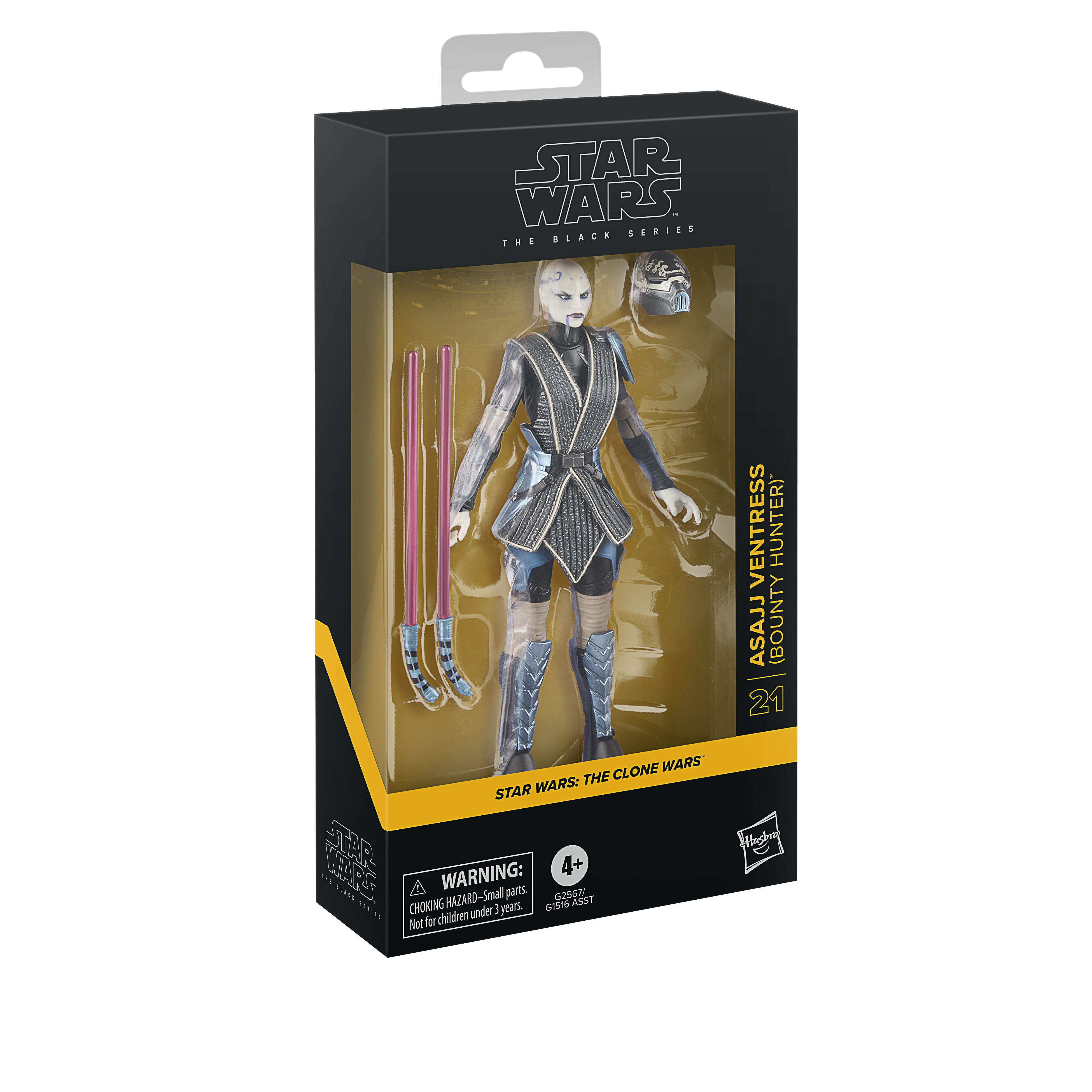 BOUNTY HUNTER 【SAS】新品未開封 Star Wars The Black Series Bounty Hunter Asajj Ventress (The Clone