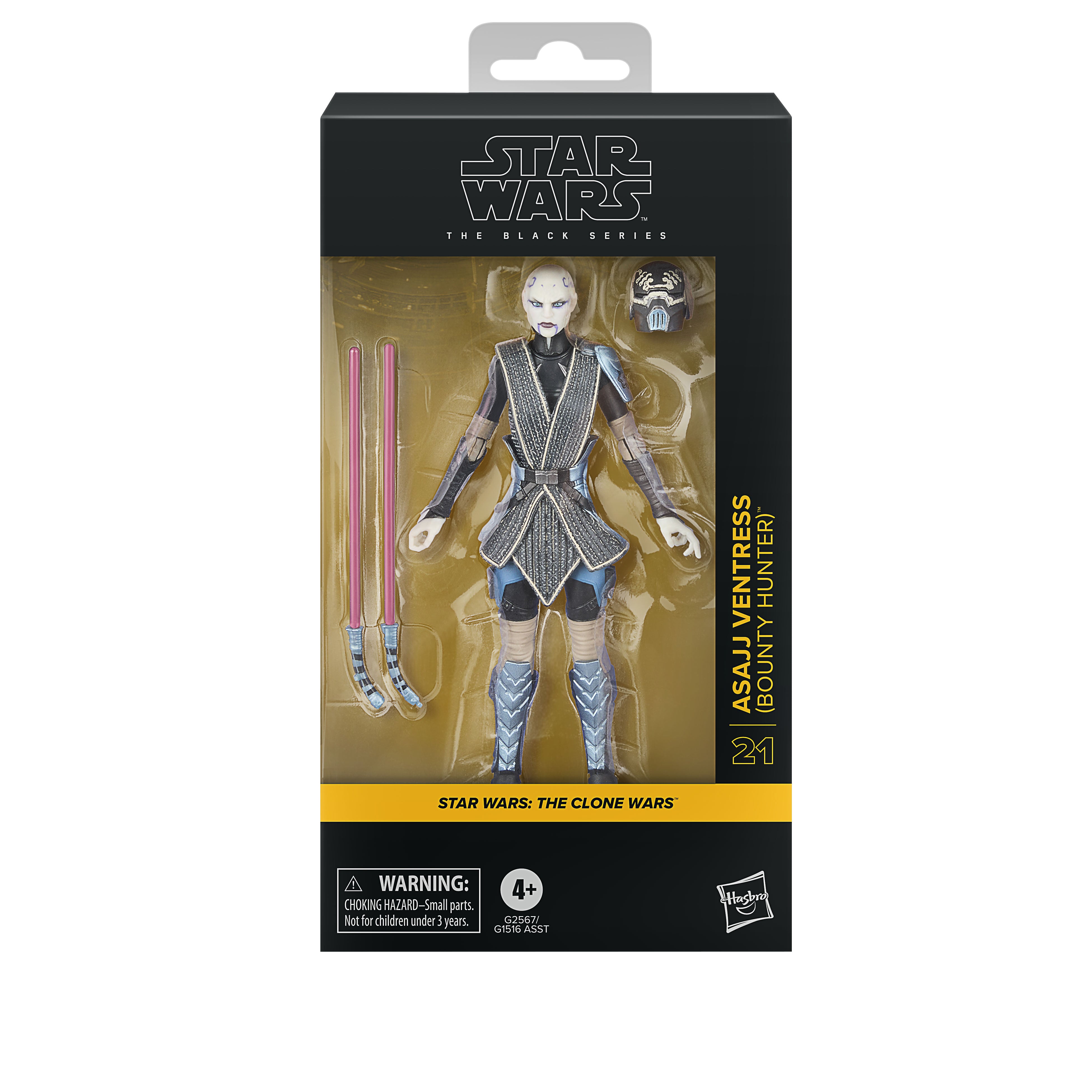 Star Wars The Black Series Asajj Ventress (Bounty Hunter) — Toy