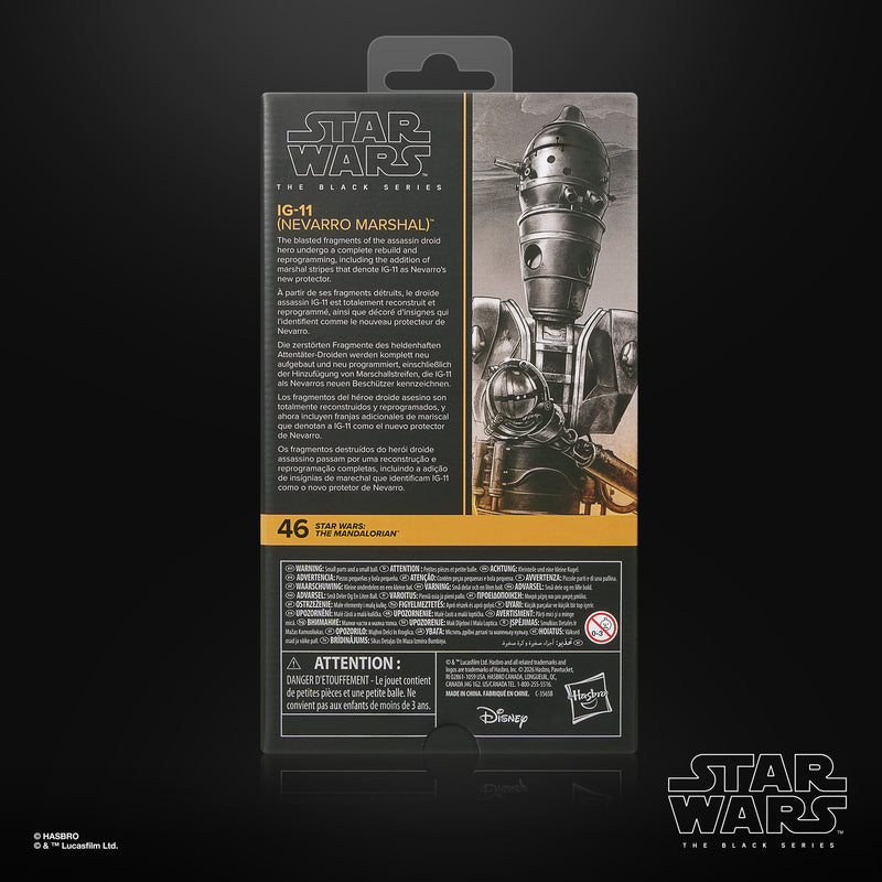 Star Wars The Black Series IG-11 (Nevarro Marshal) (Preorder Jul 2026)