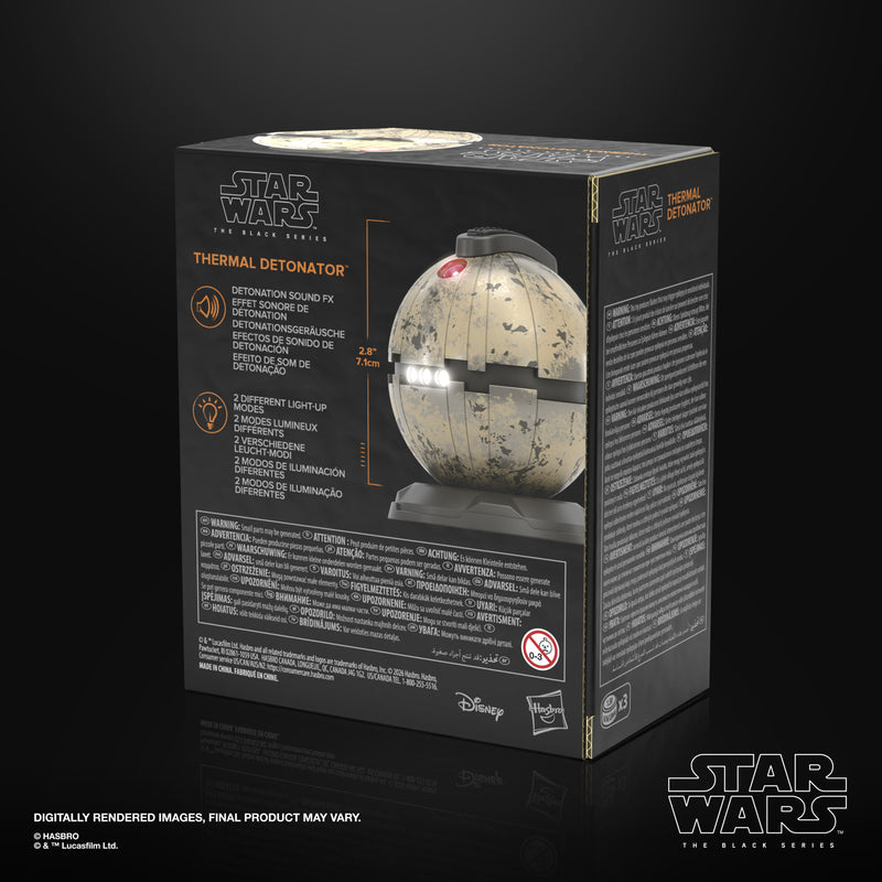 Star Wars The Black Series Electronic Thermal Detonator (Preorder Oct 2026)