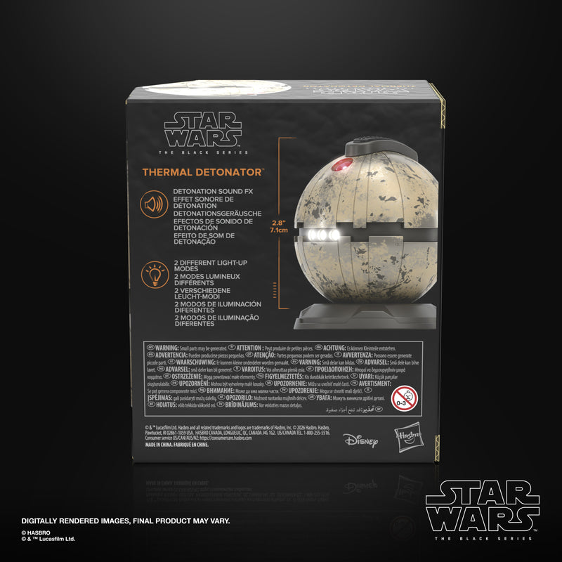 Star Wars The Black Series Electronic Thermal Detonator (Preorder Oct 2026)