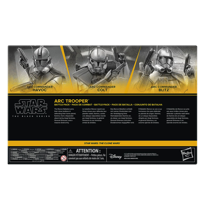 Star Wars The Black Series ARC Trooper Battle Pack (Preorder Aug 2026)