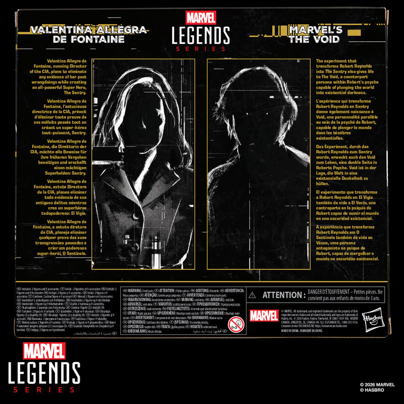 Marvel Legends Series Valentina Allegra de Fontaine and Marvel's The Void (Preorder Sep 2026)