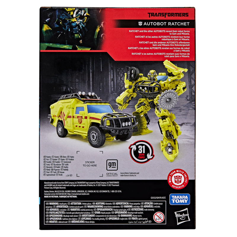 Transformers Studio Series Transformers Movie 1 Voyager Class Autobot Ratchet (Preorder Q1 2027)