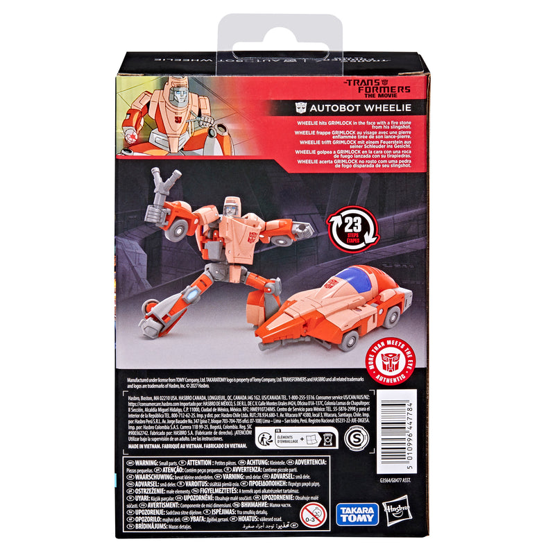 Transformers Studio Series The Transformers: The Movie Deluxe Class Autobot Wheelie (Preorder Q1 2027)