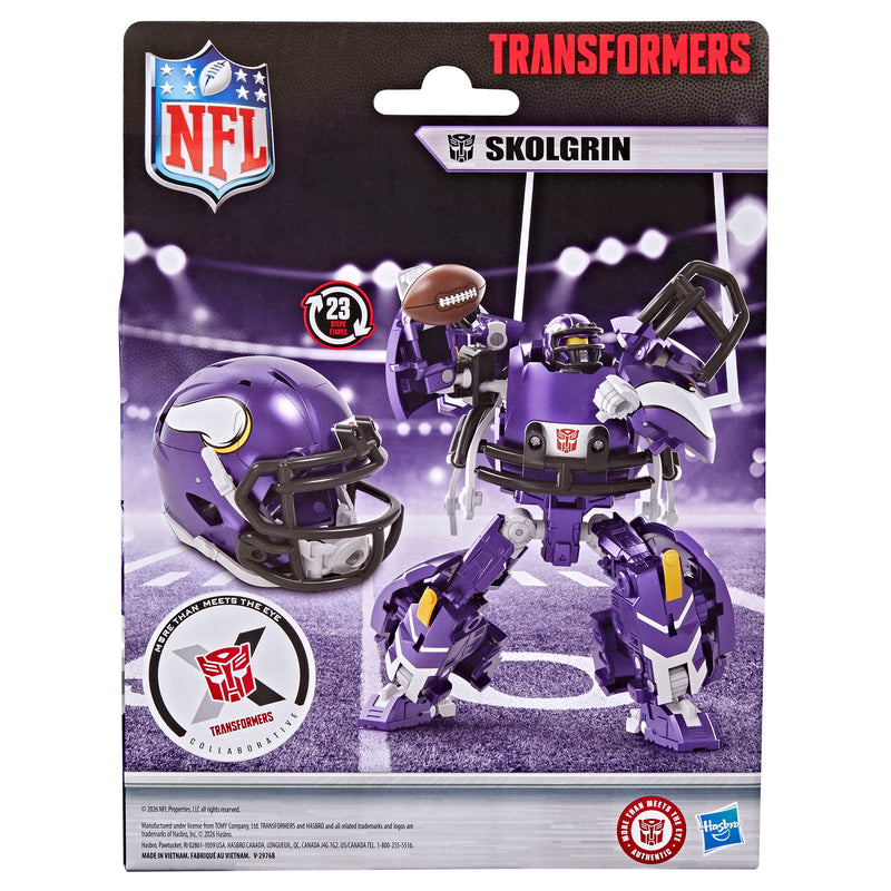 Transformers NFL Minnesota Vikings Skolgrin - Exclusive (Preorder Aug 2026) - Collectables > Action Figures > toys -  Hasbro