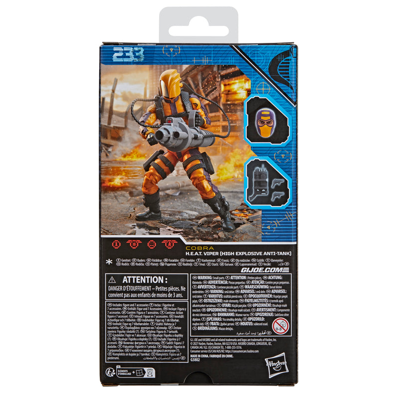 G.I. Joe Classified Series #253 H.E.A.T. Viper (Preorder Q1 2027)