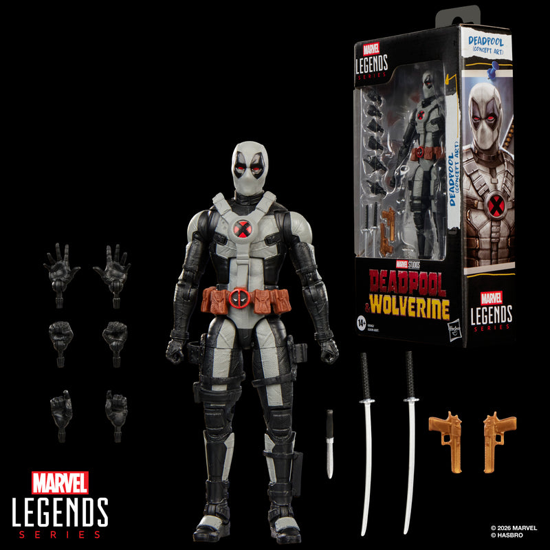 Marvel Legends Series Deadpool (Concept Art) (Preorder Oct 2026)