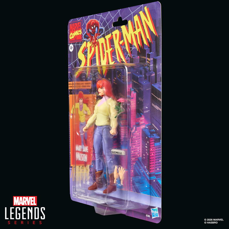 Marvel Legends - Retro Cardback - Mary Jane Watson (Spider-Man: The Animated Series) - Exclusive (Preorder Jan 2027)