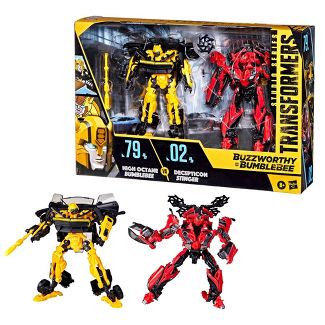 Transformers Buzzworthy Bumblebee Studio Series Deluxe 79BB High Octane Bumblebee vs. 02BB Decepticon Stinger - exclusive - Collectables > Action Figures > toys -  Hasbro