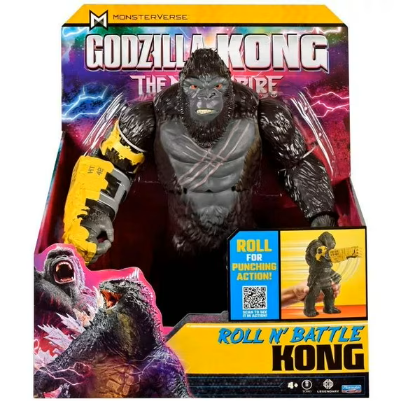 Godzilla King Of Monsters Monsterverse - 11” Giant Roll N' Battle Kong - Collectables > Action Figures > toys -  PLAYMATES