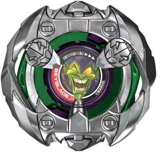 Beyblade X Marvel Collab Miles Morales 1-60GN vs. Green Goblin 9-80HT Multipack - Collectables > Action Figures > toys -  Hasbro