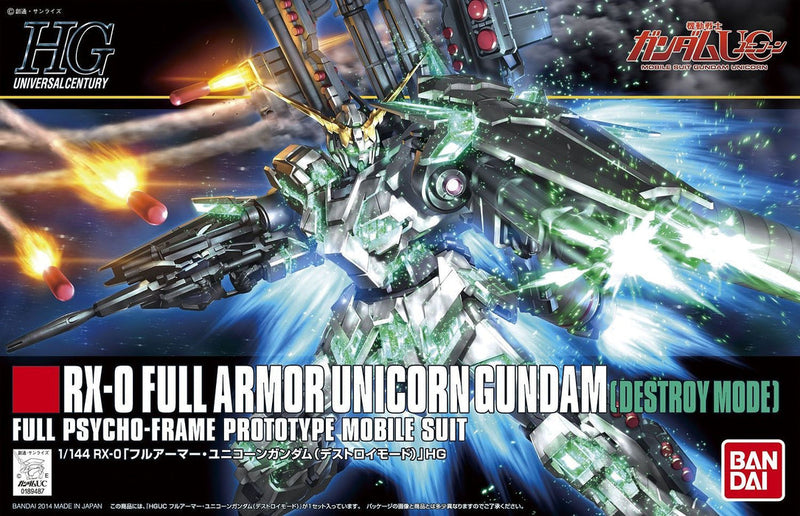 HGUC 1/144 #178 Full Armor Unicorn Gundam  - Destroy Mode - Collectables > Action Figures > toys -  Bandai