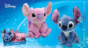 DISNEY STITCH & ANGEL SOFT MEDIUM PLUSH - plush -  disney