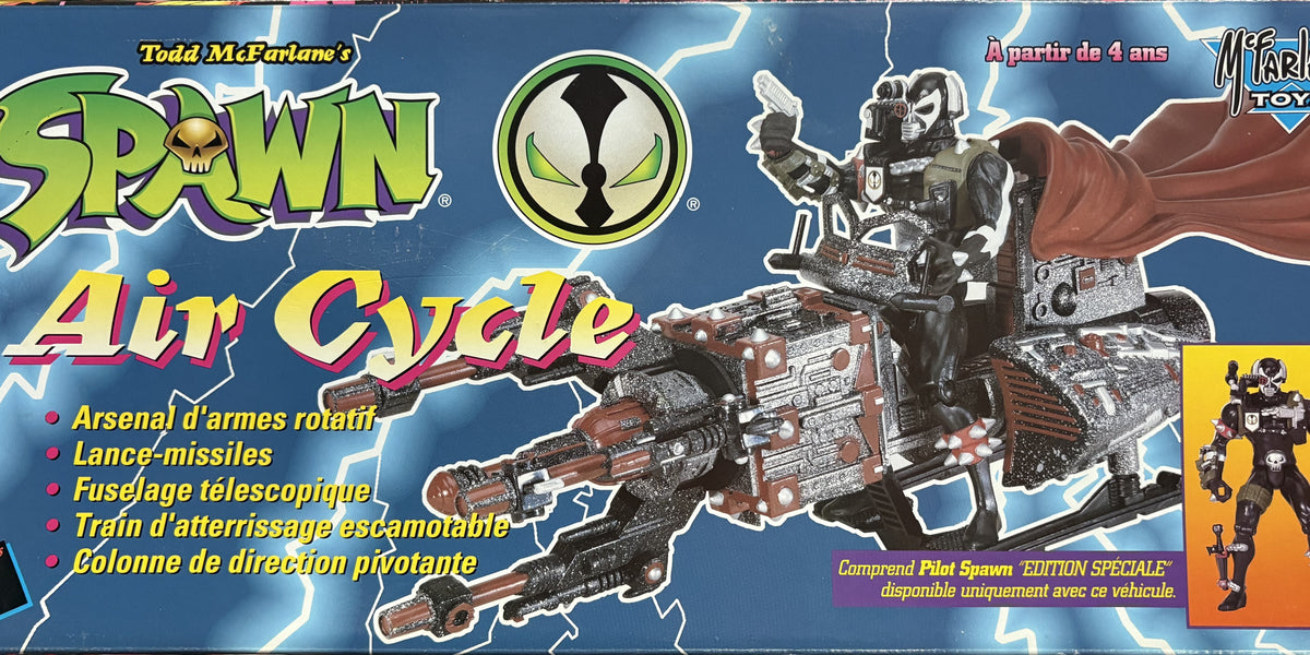 SPAWN Air Cycle 未開封品 SPAWN AIR CYCLE MCFARLANE TOYS 1995 — Toy Snowman