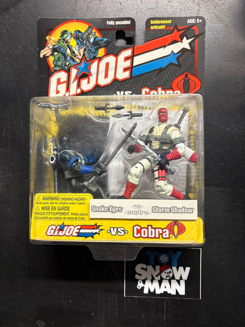 G.I. Joe vs. Cobra Snake Eyes vs. Storm Shadow