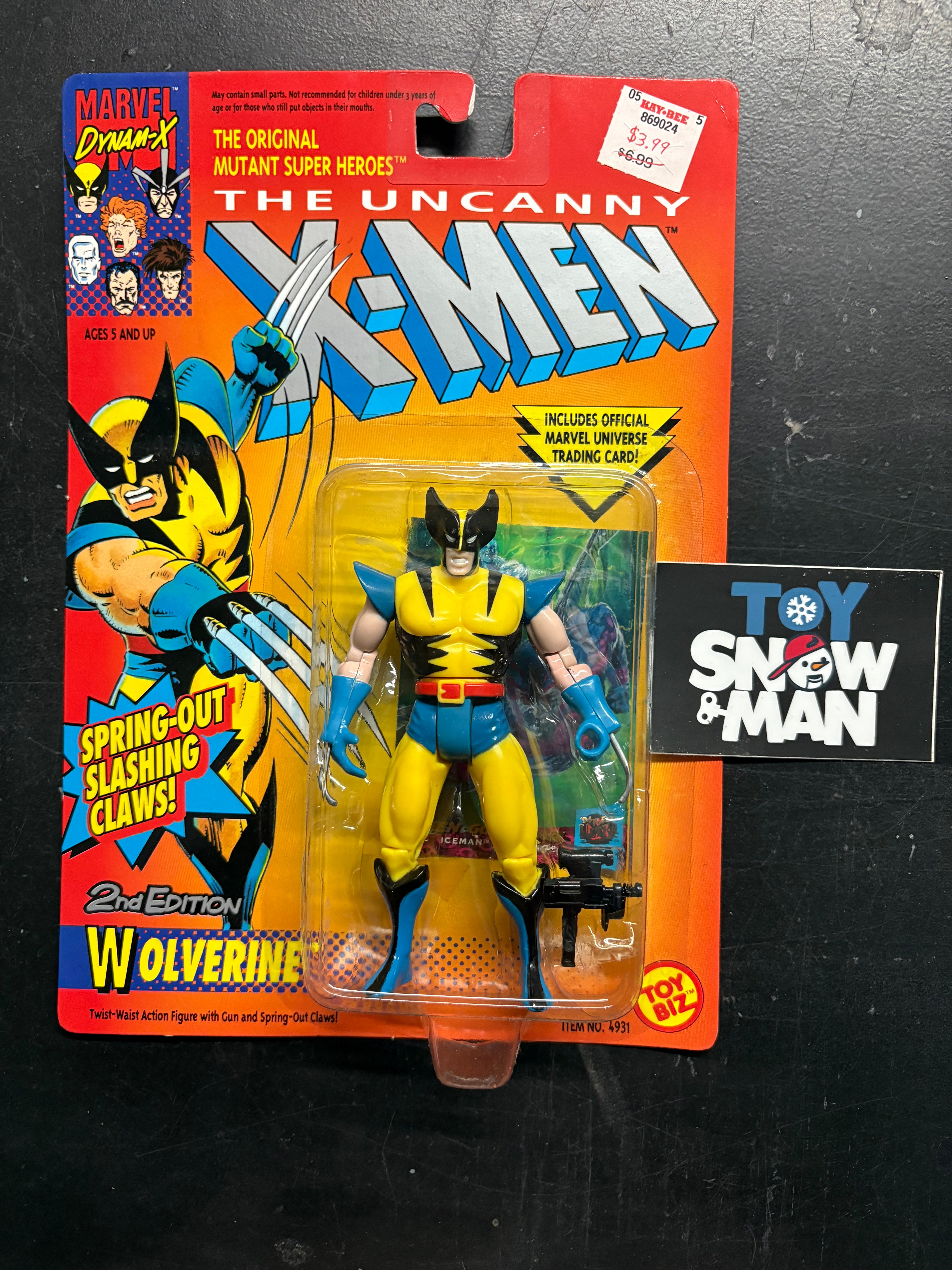 ToyBiz Marvel The Uncanny X-Men Wolverine 2nd Edition — Toy Snowman