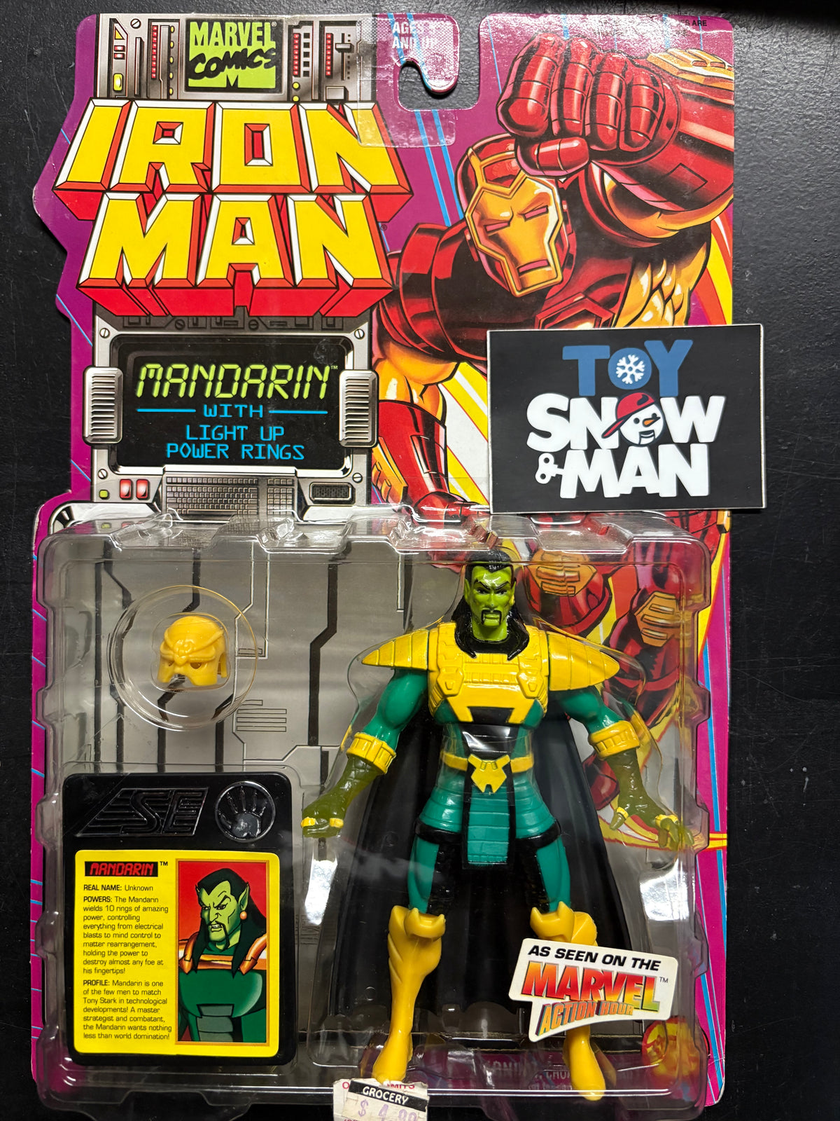 1994 ToyBiz Marvel Comics Iron Man Mandarin — Toy Snowman