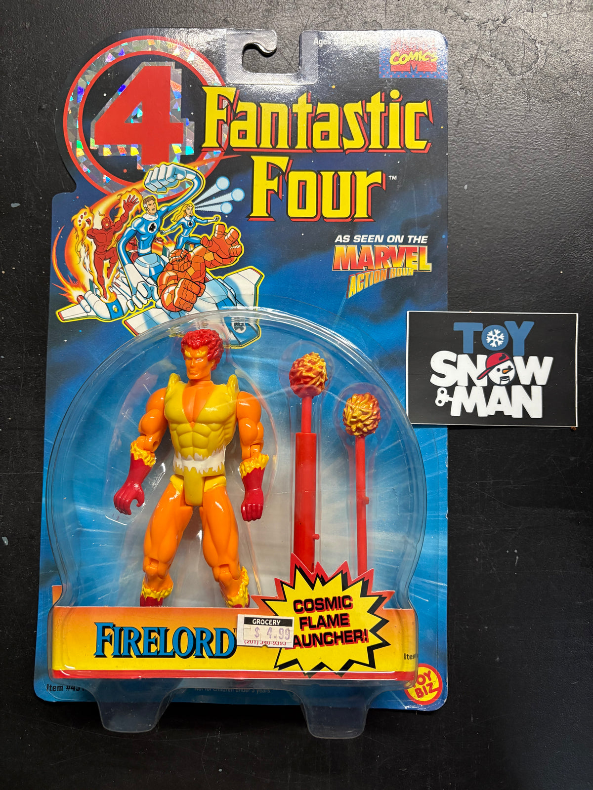 Marvel Comics Fantastic Four Firelord action figure — Toy Snowman