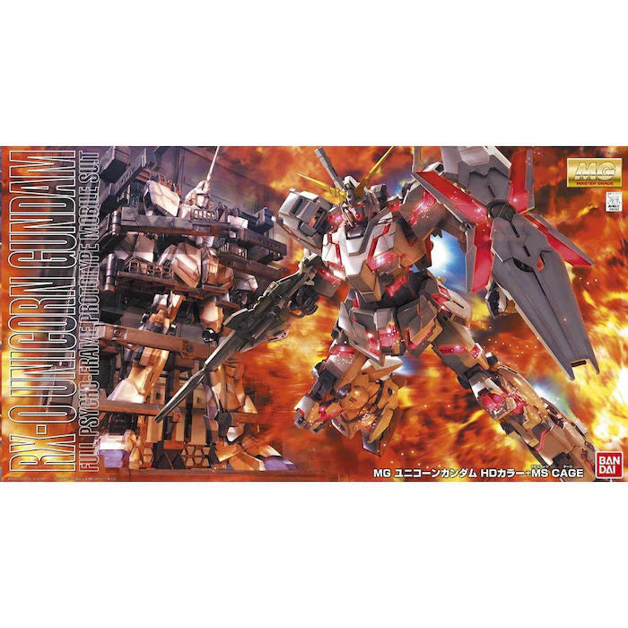 MG Unicorn Gundam HD Color + MS Cage 1/100 - Model Kit > Collectable > Gunpla > Hobby -  Bandai