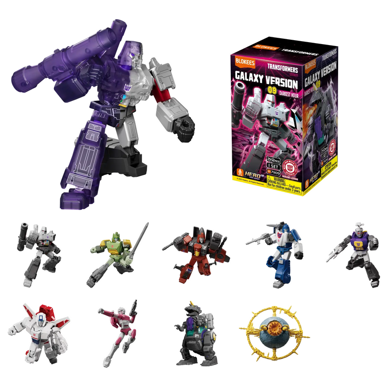 Blokees - Transformers Galaxy Version 09 - Darkest Hour - Set of 9