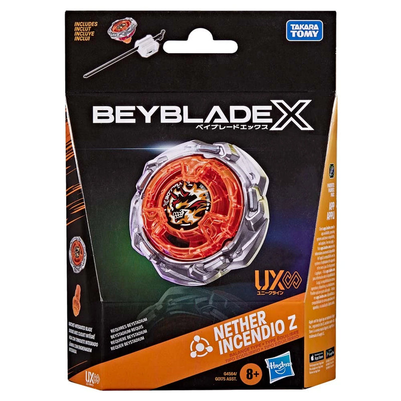 Beyblade X Nether Incendio Z UX Infinity Starter Pack