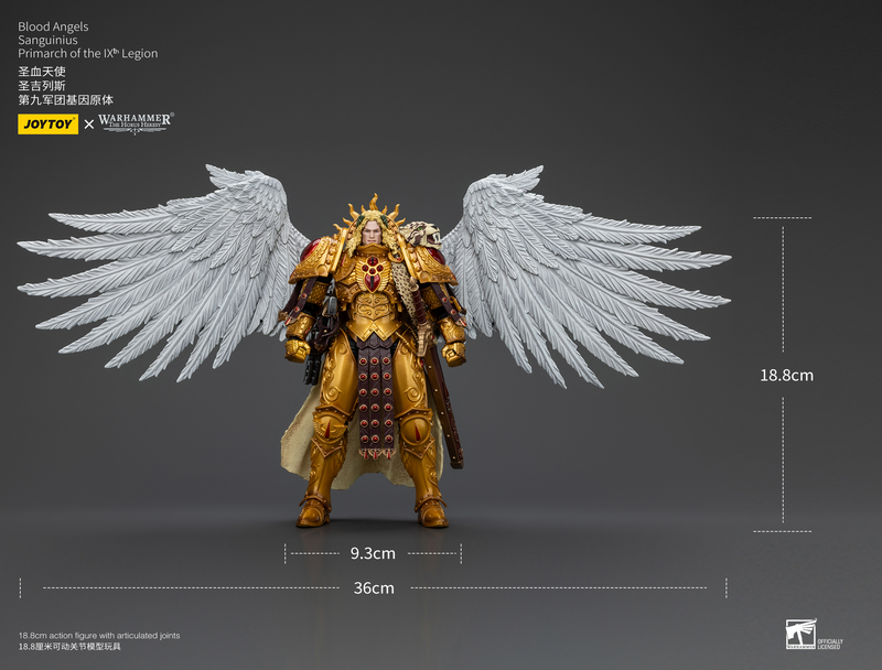 Joy Toy - Warhammer 40K - Blood Angels - Sanguinius Primarch of the IXth Legion ( preorder ) - Collectables > Action Figures > toys -  Joy Toy
