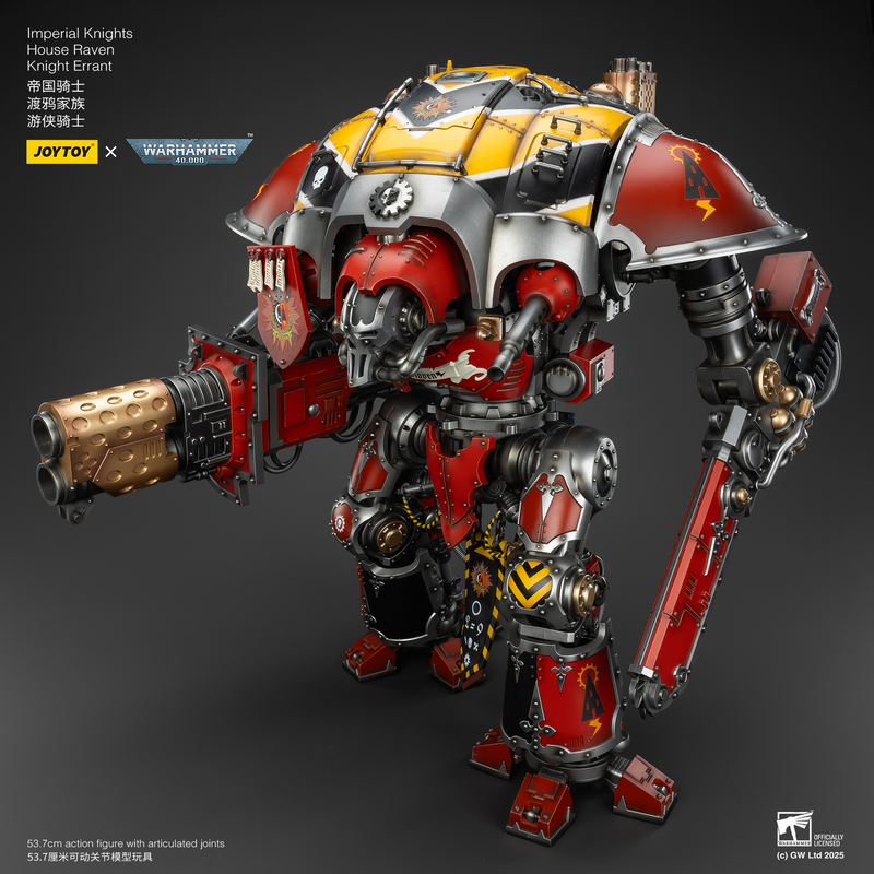 Warhammer 40K - Imperial Knights - House Raven Knight Errant (Preorder December 2025) - Collectables > Action Figures > toys -  Joy Toy