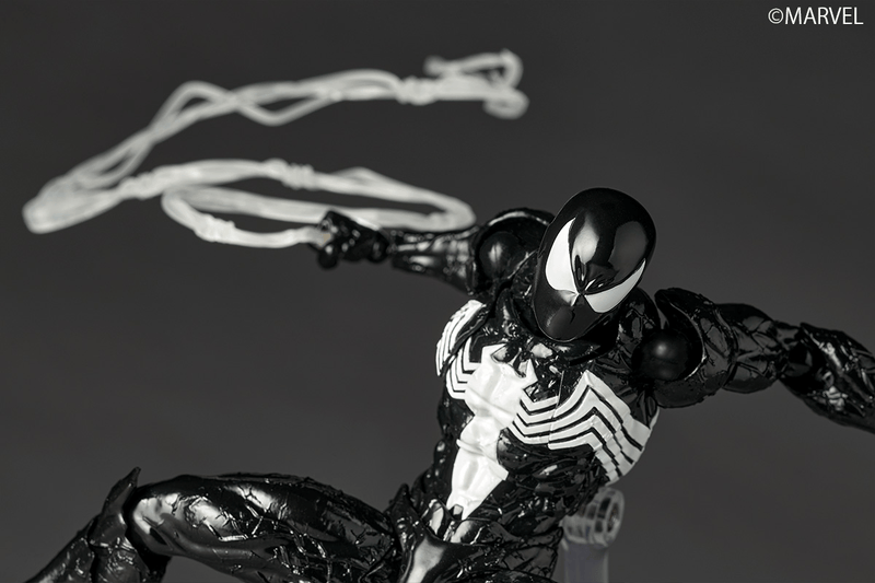 Marvel Comics - Amazing Yamaguchi Revoltech NR147 - Symbiote Suit Spider-Man (Reissue) (Preorder Q2 2027)
