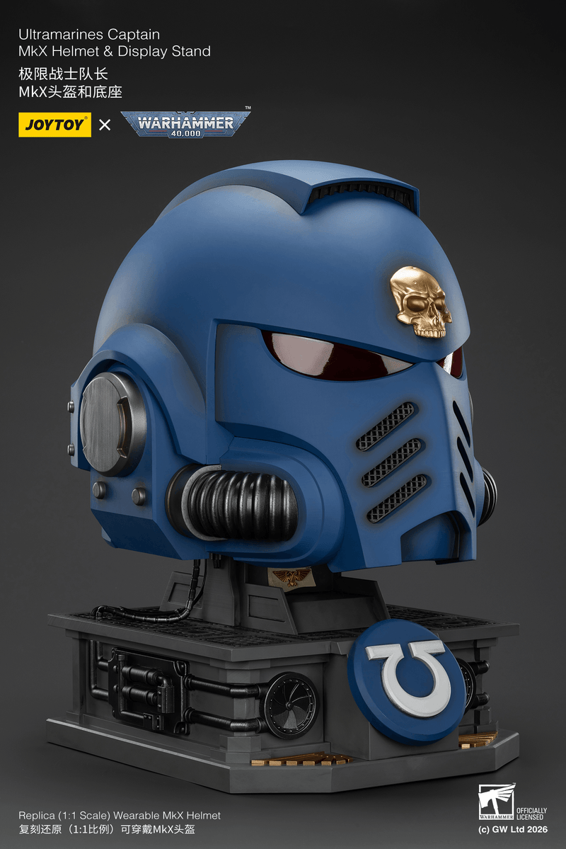 JOYTOY - Ultramarines Captain MkX Helmet & Display Stand (Preorder Q3 2026) - Action & Toy Figures -  Joy Toy