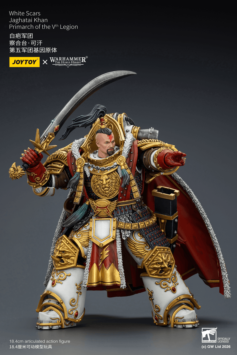 JoyToy - Warhammer 40K - White Scars - Jaghatai Khan Primarch of the Vth Legion (Preorder Q2 2026)
