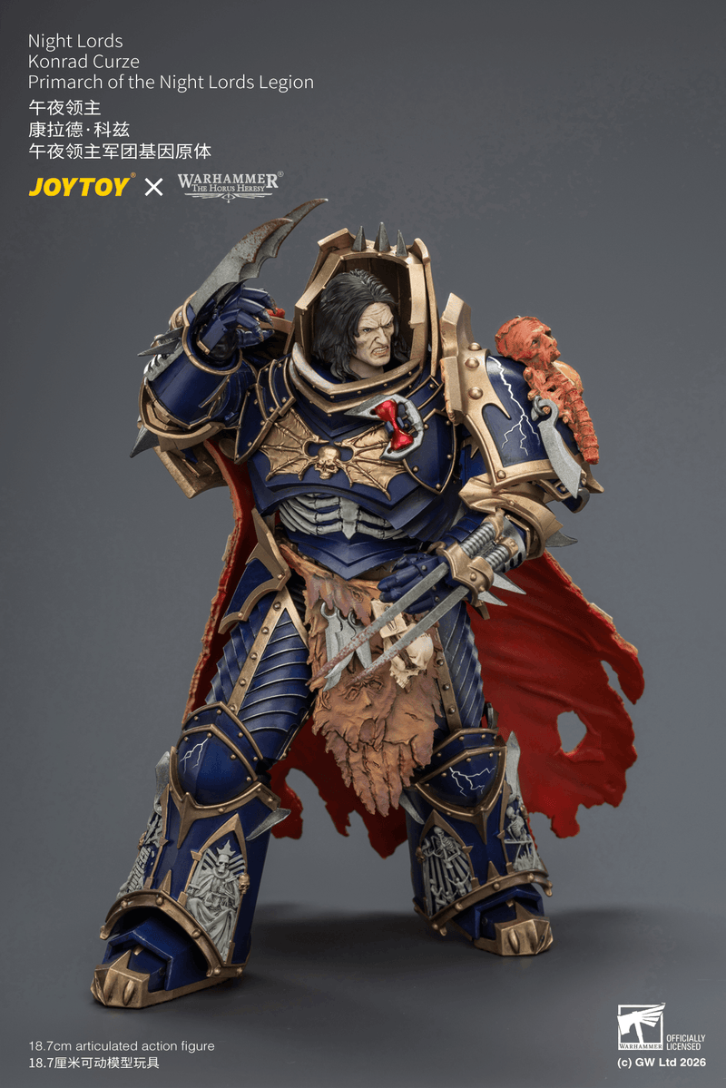 JoyToy - Warhammer: The Horus Heresy - Night Lords Konrad Curze Primarch of the Night Lords Legion (Preorder Q4 2026)