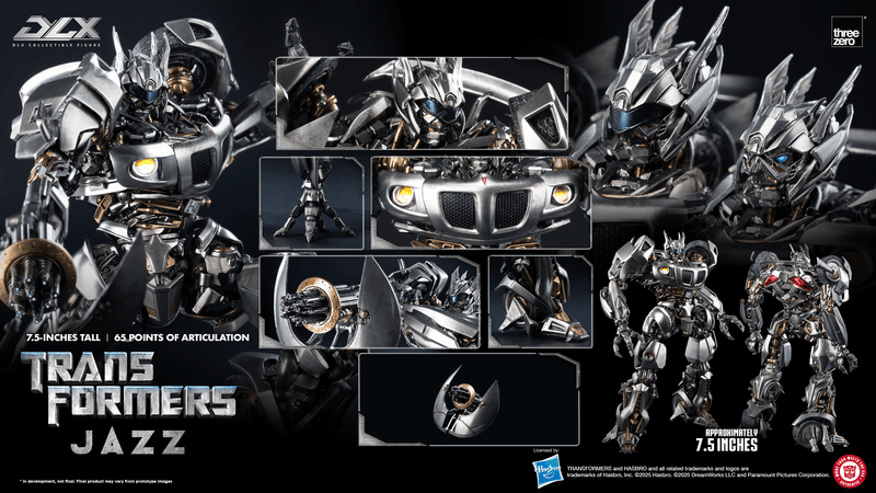 Transformers DLX Scale Collectible Series Jazz Action Figure (Preorder March/April 2026) - Collectables > Action Figures > toys -  ThreeZero