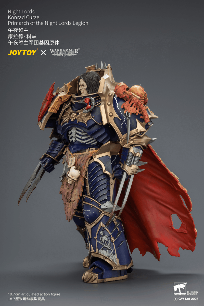JoyToy - Warhammer: The Horus Heresy - Night Lords Konrad Curze Primarch of the Night Lords Legion (Preorder Q4 2026)