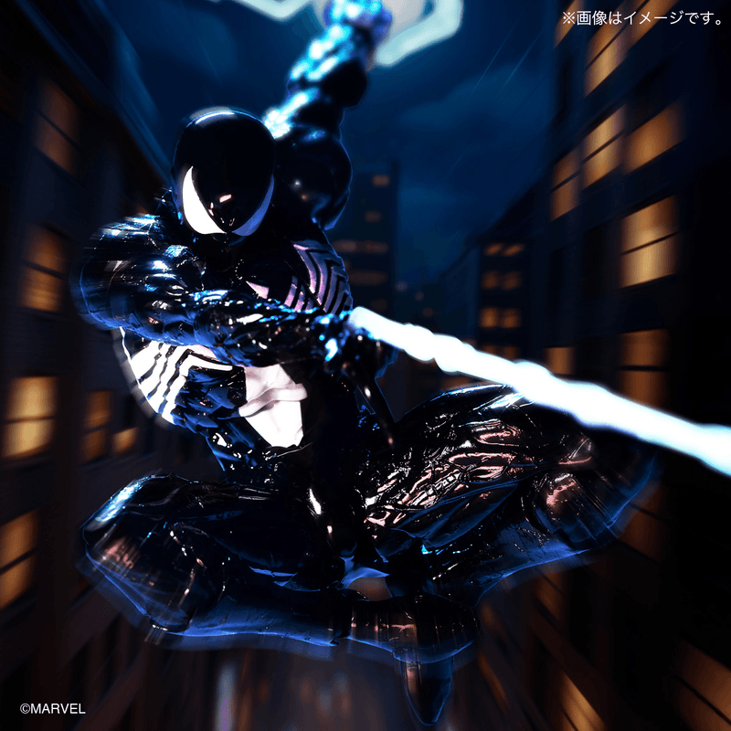 Marvel Comics - Amazing Yamaguchi Revoltech NR147 - Symbiote Suit Spider-Man (Reissue) (Preorder Q2 2027)