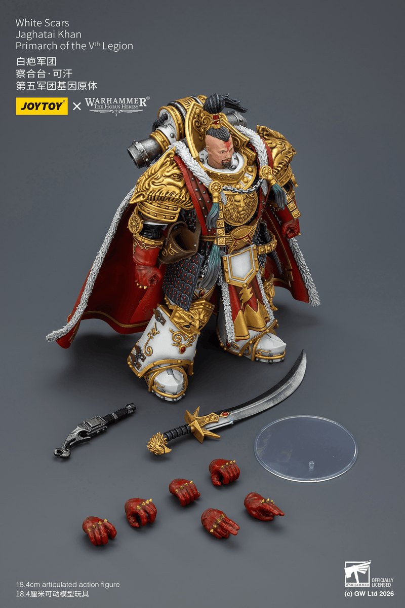 JoyToy - Warhammer 40K - White Scars - Jaghatai Khan Primarch of the Vth Legion (Preorder Q2 2026)