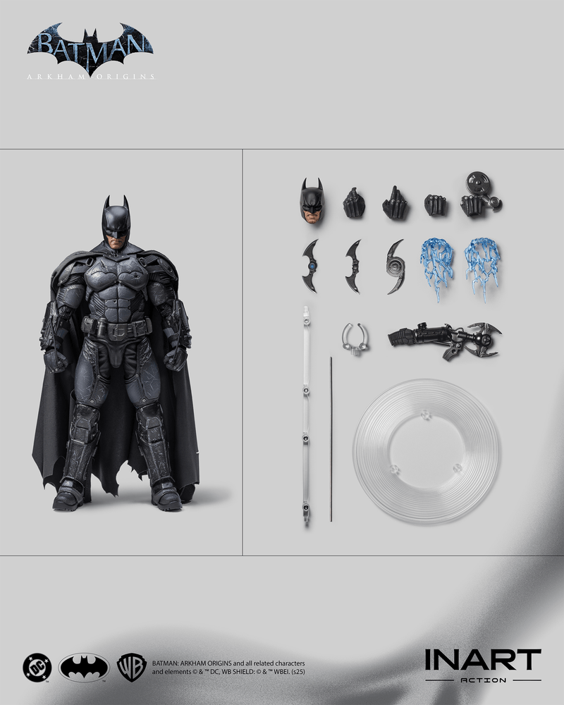 INART Action - Batman: Arkham Origins - Batman (Battle Damaged Version) (Preorder Dec 2026)