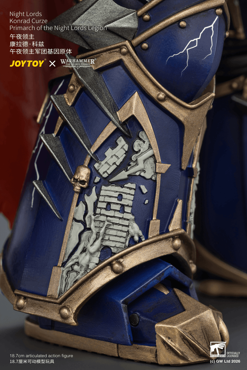 JoyToy - Warhammer: The Horus Heresy - Night Lords Konrad Curze Primarch of the Night Lords Legion (Preorder Q4 2026)