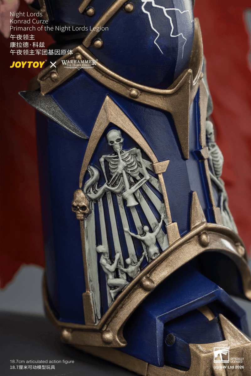 JoyToy - Warhammer: The Horus Heresy - Night Lords Konrad Curze Primarch of the Night Lords Legion (Preorder Q4 2026)