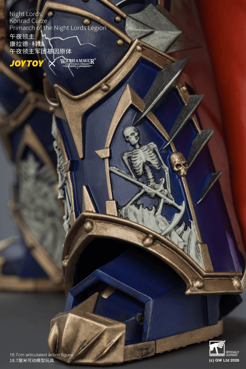 JoyToy - Warhammer: The Horus Heresy - Night Lords Konrad Curze Primarch of the Night Lords Legion (Preorder Q4 2026)