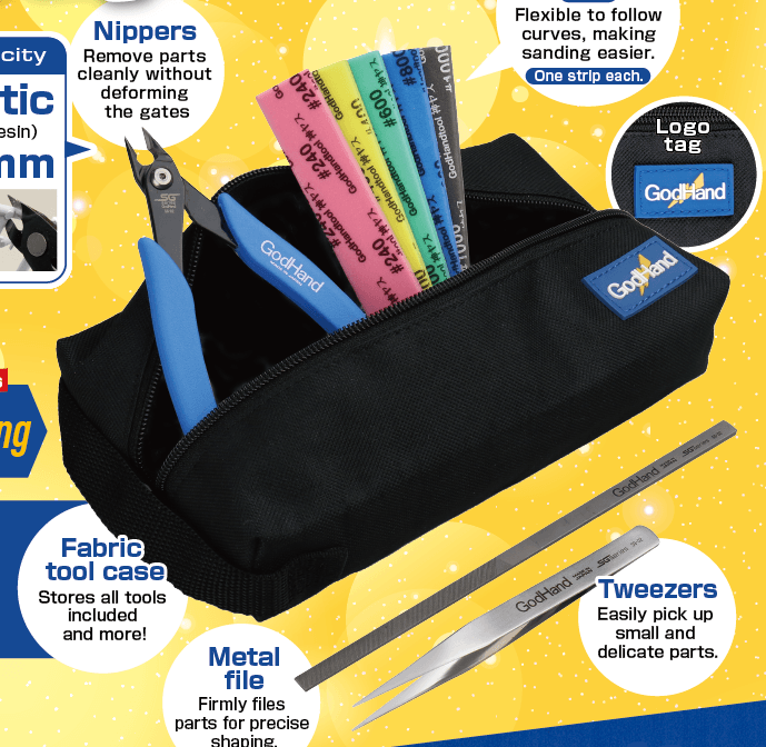 GodHand - Plastic Model Starter Tool Set