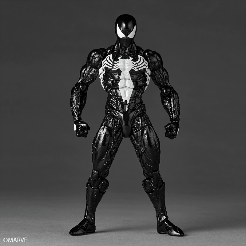 Marvel Comics - Amazing Yamaguchi Revoltech NR147 - Symbiote Suit Spider-Man (Reissue) (Preorder Q2 2027)