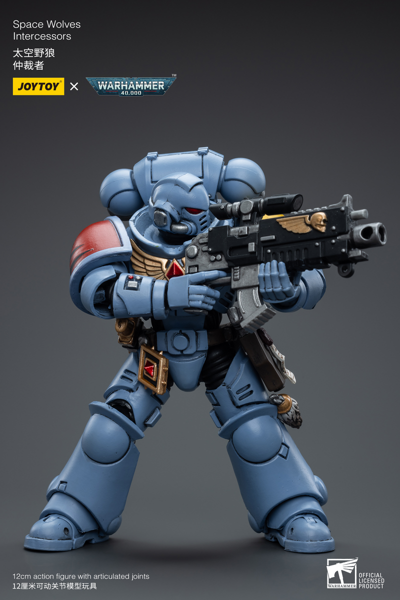 Joytoy - Warhammer 40K - Space Wolves-  Intercessors - Ver. 2 (preorder) - Collectables > Action Figures > toys -  Joy Toy