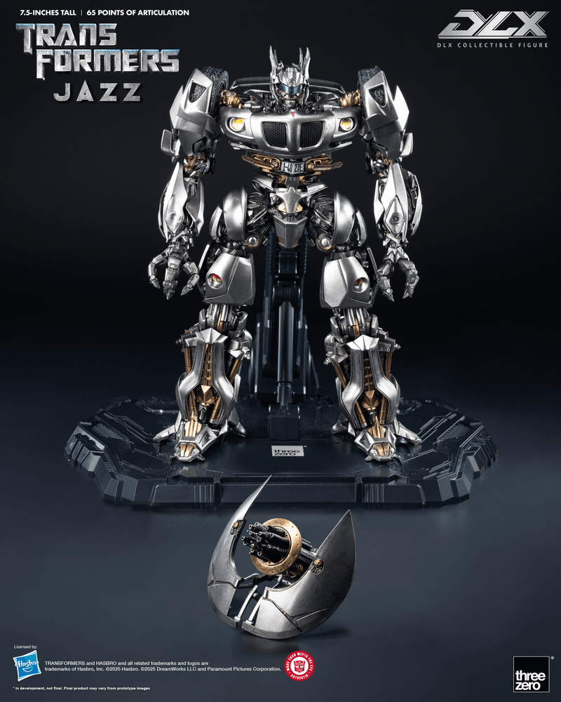Transformers DLX Scale Collectible Series Jazz Action Figure (Preorder March/April 2026) - Collectables > Action Figures > toys -  ThreeZero