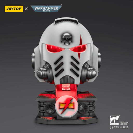 JOYTOY - White Scars MkX Helmet & Display Stand (Preorder Aug 2026) - Action & Toy Figures -  Joy Toy