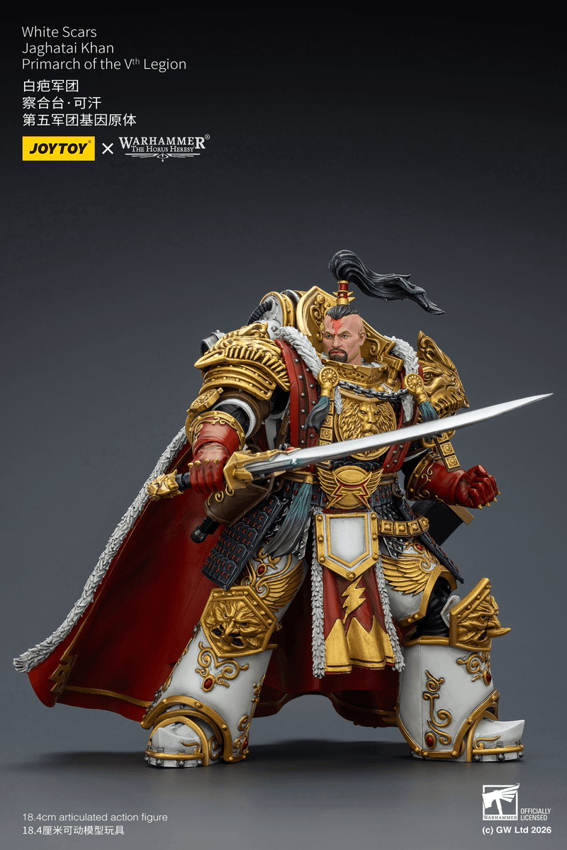JoyToy - Warhammer 40K - White Scars - Jaghatai Khan Primarch of the Vth Legion (Preorder Q2 2026)