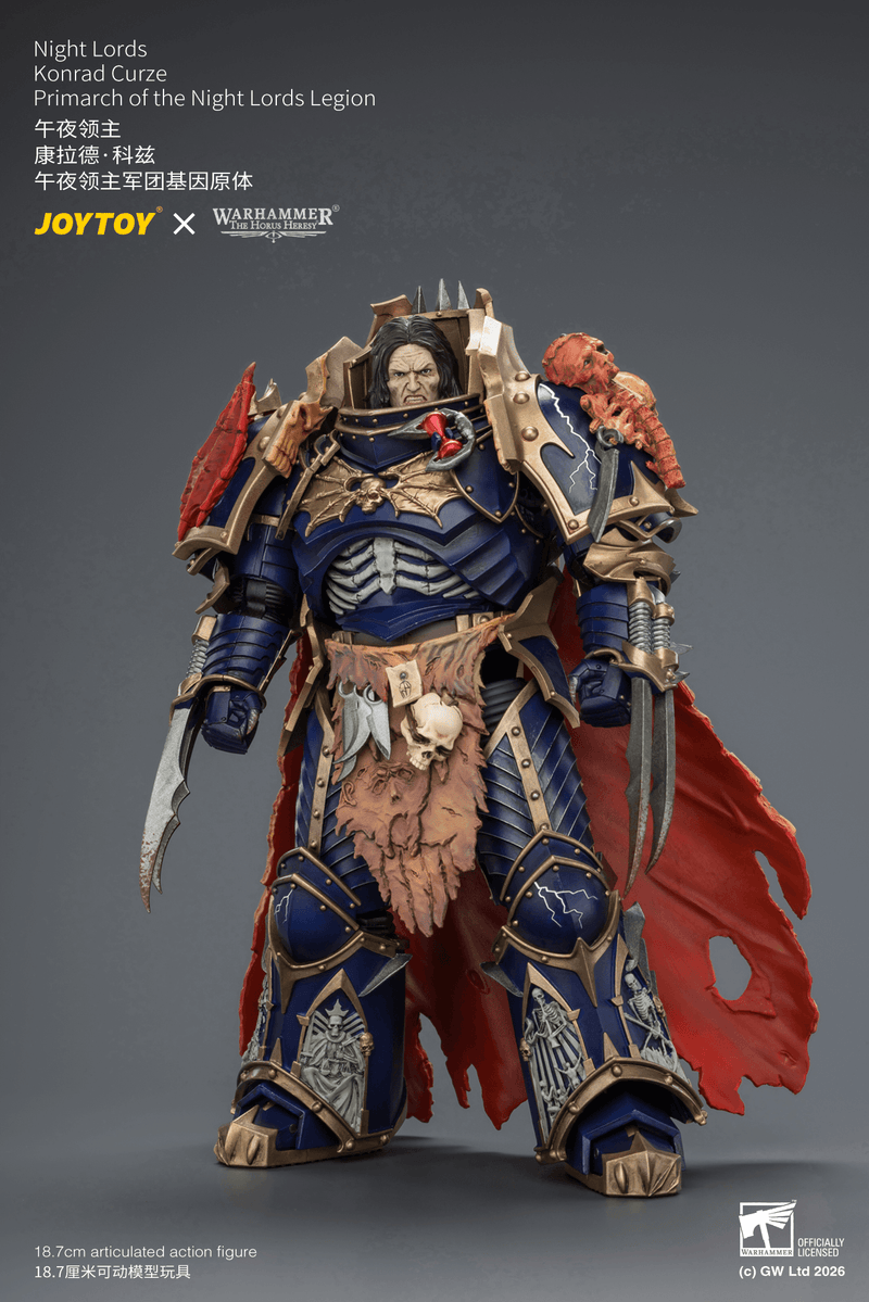 JoyToy - Warhammer: The Horus Heresy - Night Lords Konrad Curze Primarch of the Night Lords Legion (Preorder Q4 2026)