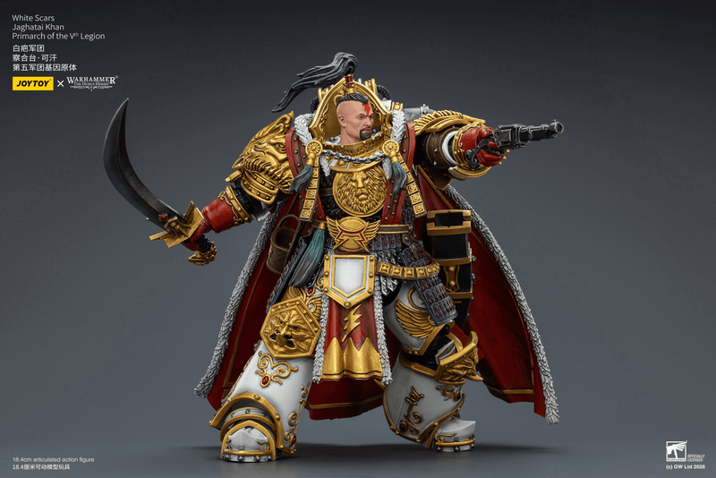 JoyToy - Warhammer 40K - White Scars - Jaghatai Khan Primarch of the Vth Legion (Preorder Q2 2026)