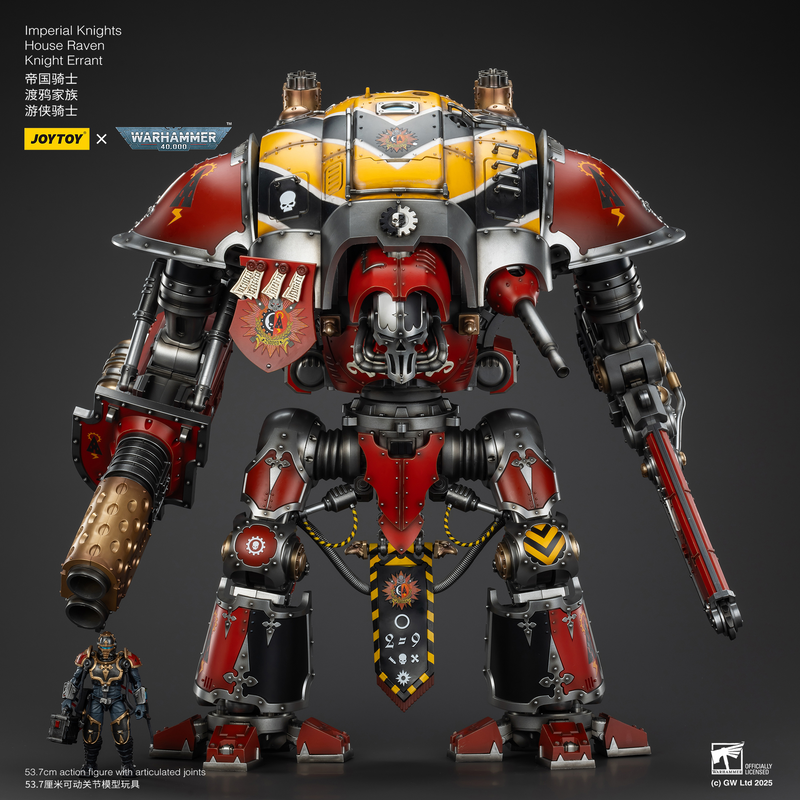 Warhammer 40K - Imperial Knights - House Raven Knight Errant (Preorder December 2025) - Collectables > Action Figures > toys -  Joy Toy